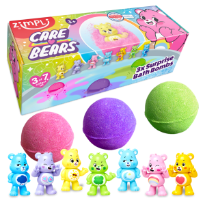 ZIMPLI BATH BOMB SURPRISE – 3 PACK – CARE BEARS – 15 COUNT CASE (RRP £12.99)