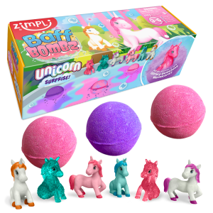 ZIMPLI BATH BOMB SURPRISE – 3 PACK – UNICORN – 15 COUNT CASE (RRP £9.99)