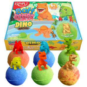 ZIMPLI BAFF BOMBZ – DINO SURPRISE! – 6 PACK - 12 COUNT CASE (RRP £14.99)