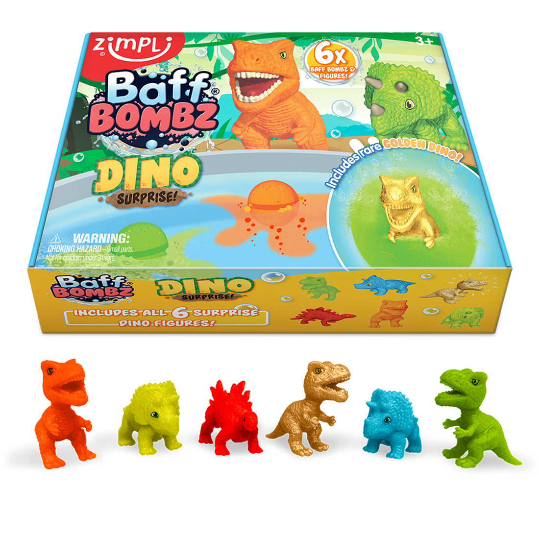 ZIMPLI BAFF BOMBZ – DINO SURPRISE! – 6 PACK - 12 COUNT CASE (RRP £14.99) - Image 6
