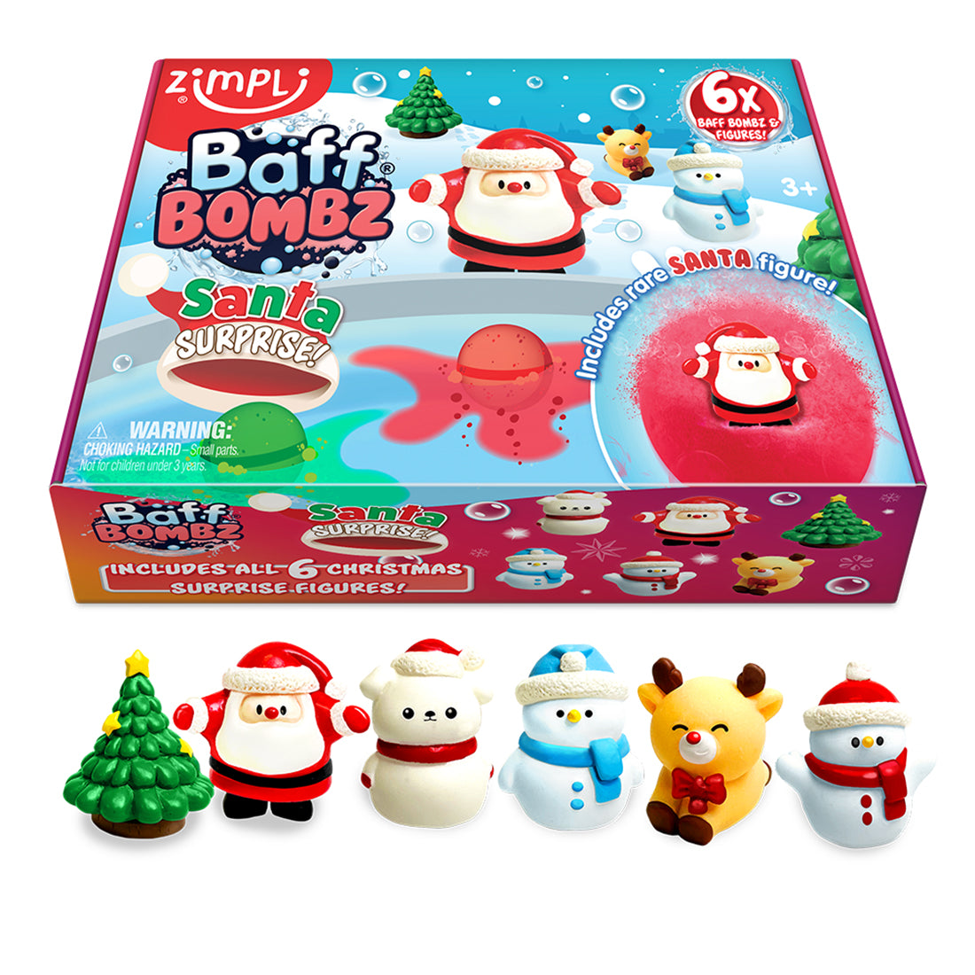 ZIMPLI CHRISTMAS BAFF BOMBZ – SANTA SURPRISE! – 6 PACK - 12 COUNT CASE (RRP £14.99) - Image 6
