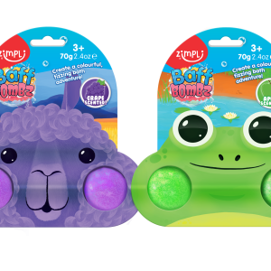 ZIMPLI ANIMAL BAFF BOMBZ - LLAMA & FROG - 16 COUNT CASE (RRP £1.99)