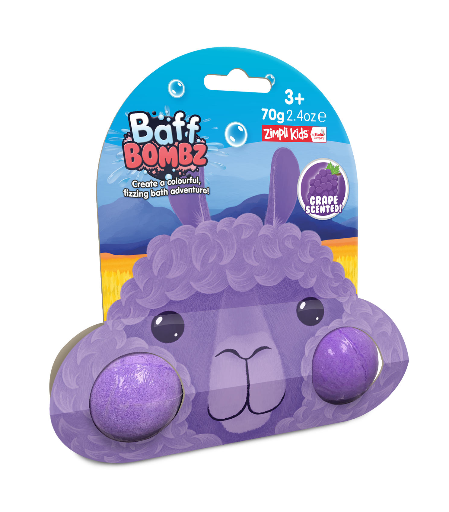 ZIMPLI ANIMAL BAFF BOMBZ - LLAMA & FROG - 16 COUNT CASE (RRP £1.99) - Image 3