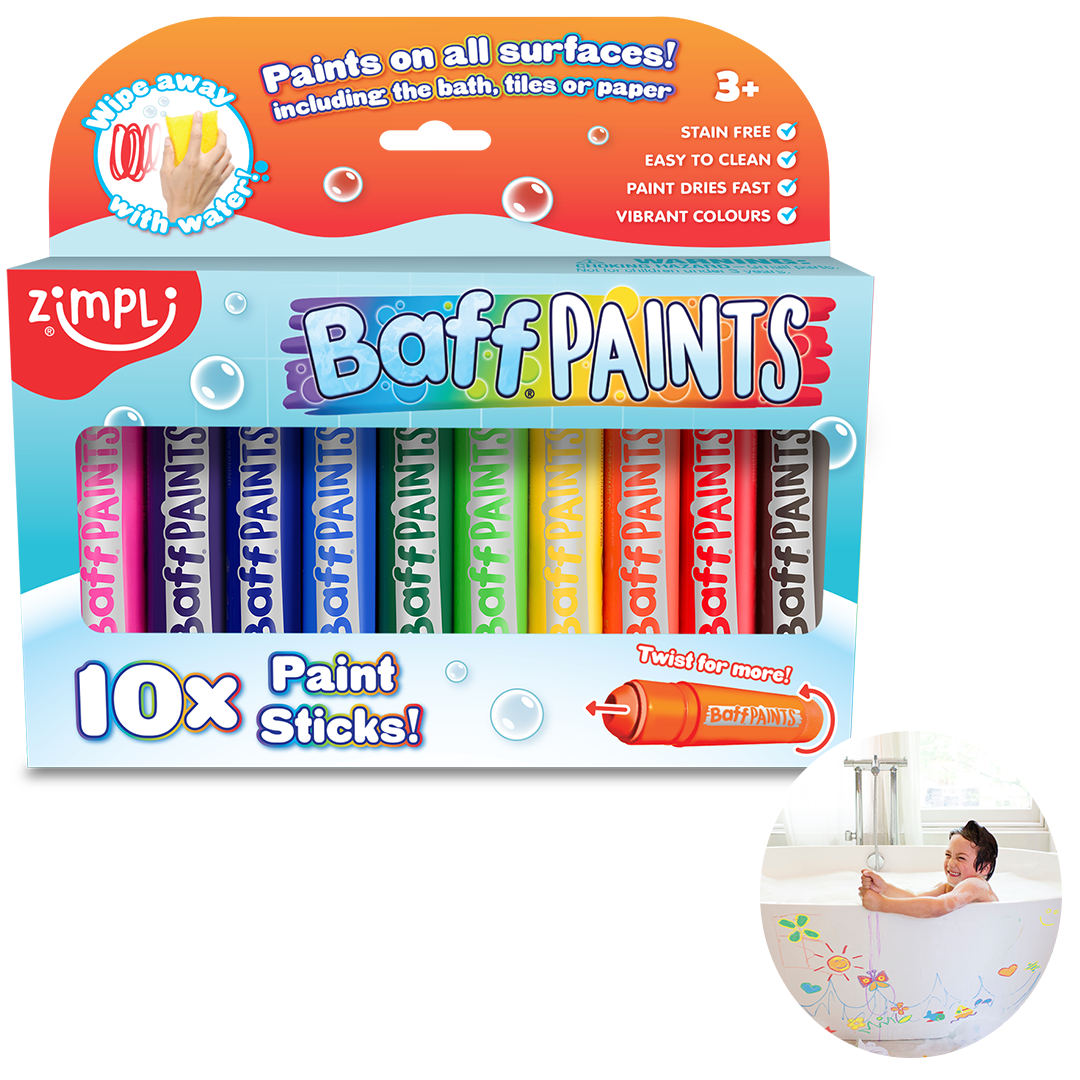ZIMPLI BAFF PAINTS - 10 PACK - 16 COUNT INNER (RRP £7.99) - Image 3