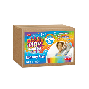 ZIMPLI CRACKLE PLAY RAINBOW - SENSORY FUN - MIXED COLOURS - 12 COUNT OUTER (RRP £14.99)