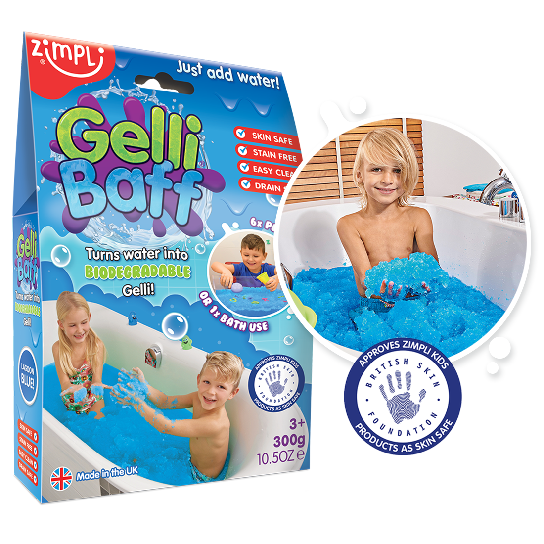 ZIMPLI GELLI BAFF MIXED COLOURS - RED & BLUE - 12 COUNT CDU (RRP £4.99) - Image 3