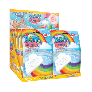 ZIMPLI CLOUD RAINBOW SPECIAL EFFECT BAFF BOMBZ – 1 USE – 12 COUNT CDU (RRP £3.99)
