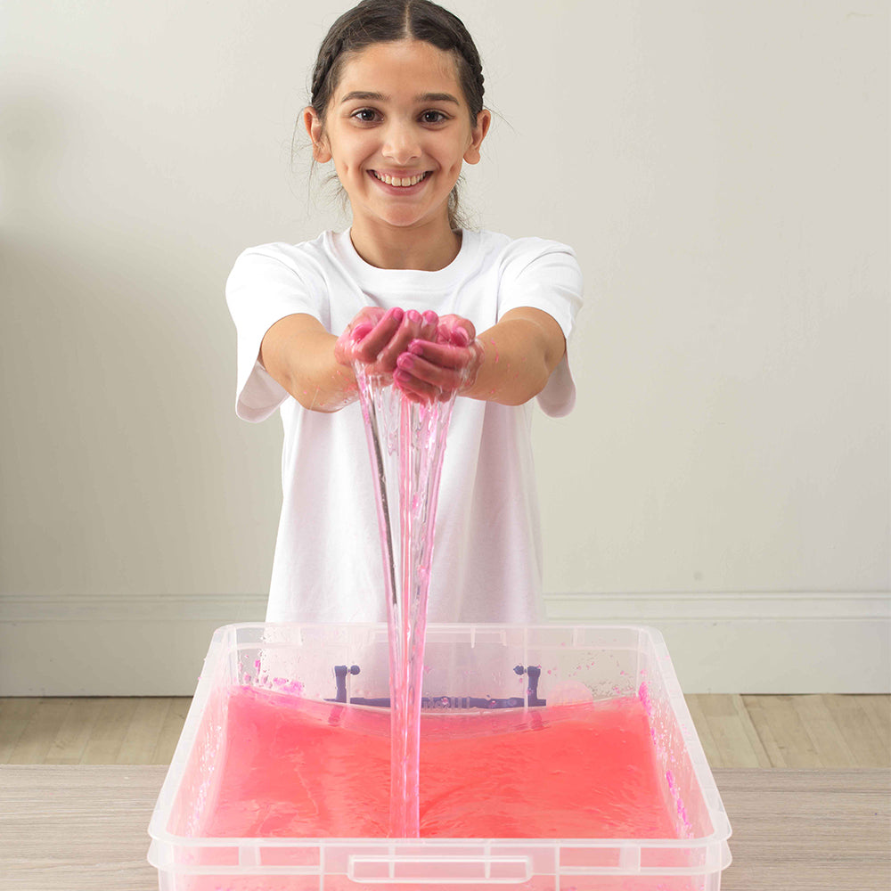 ZIMPLI GLITTER SLIME PLAY 50G - MIXED PINK & AQUA - 16 COUNT CDU (RRP £2.99) - Image 2