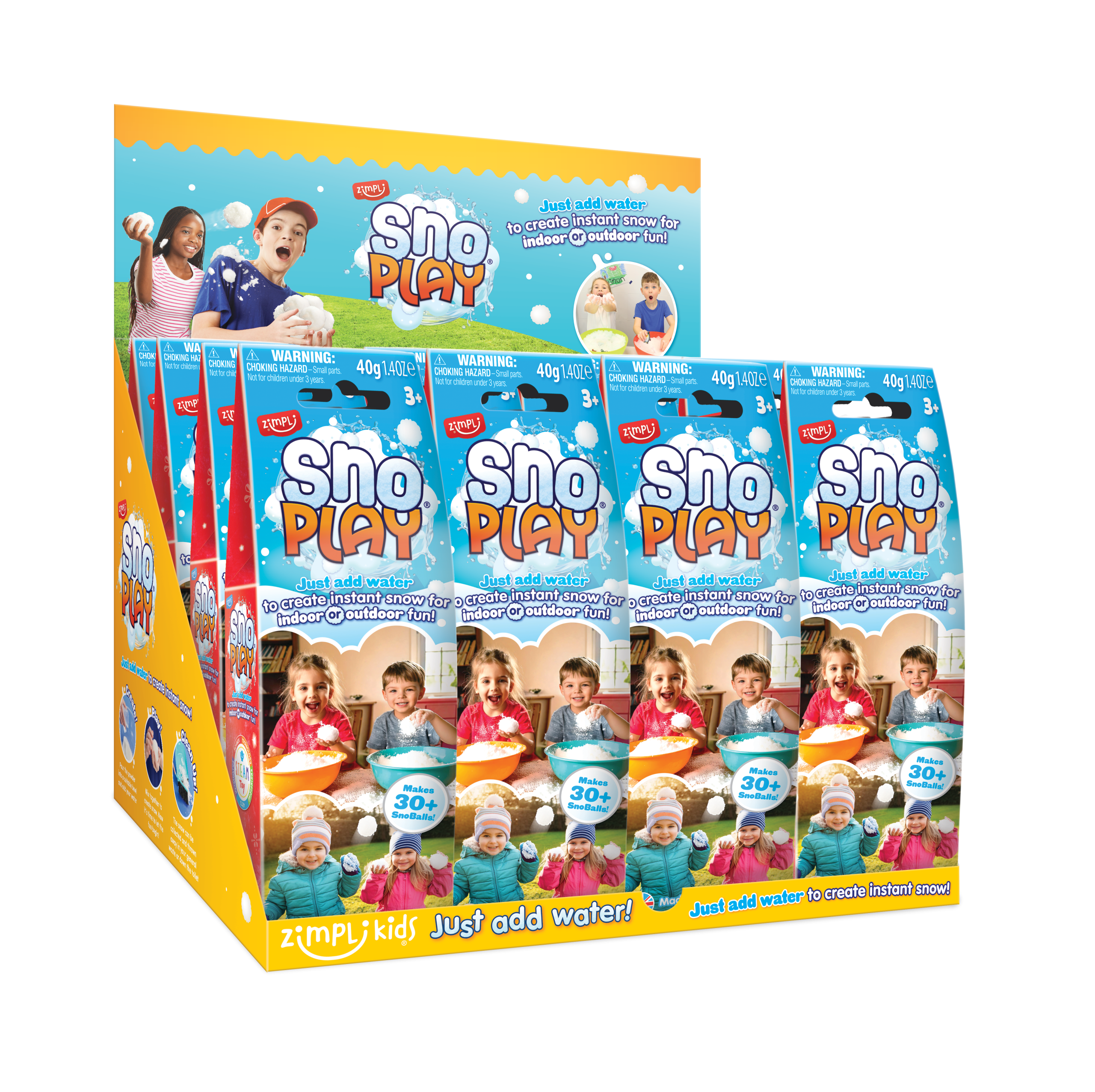 ZIMPLI SNOBALL PLAY - 2 USE PACK - 16 COUNT CDU (RRP £2.99)