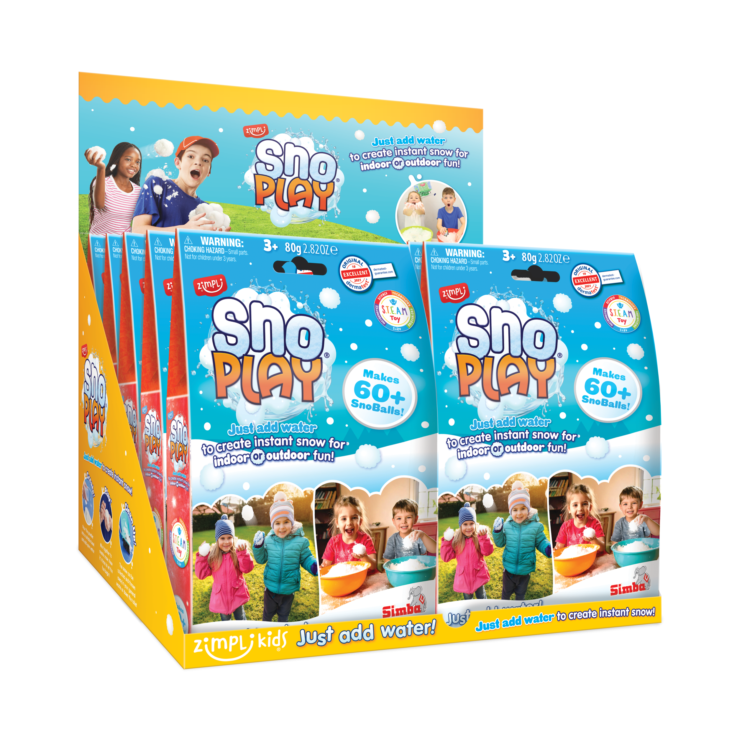 ZIMPLI SNOBALL PLAY - 4 USE PACK - 10 COUNT CDU (RRP £4.99)