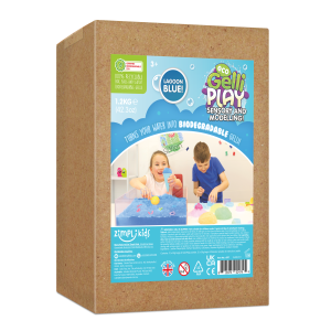 ZIMPLI GELLI PLAY - SENSORY & MODELLING FUN - BLUE - 1.2KG - 6 COUNT OUTER (RRP £19.99)