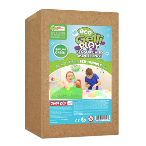 ZIMPLI GELLI PLAY - SENSORY & MODELLING FUN - GREEN - 1.2KG - 6 COUNT OUTER (RRP £19.99)