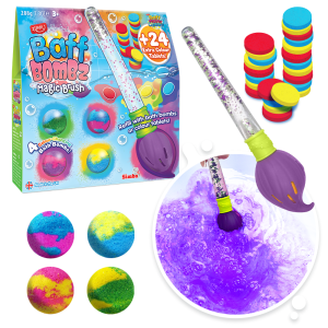 ZIMPLI BAFF BOMBZ MAGIC BRUSH & BAFF WATER COLOURS - 6 COUNT CASE (RRP £14.99)