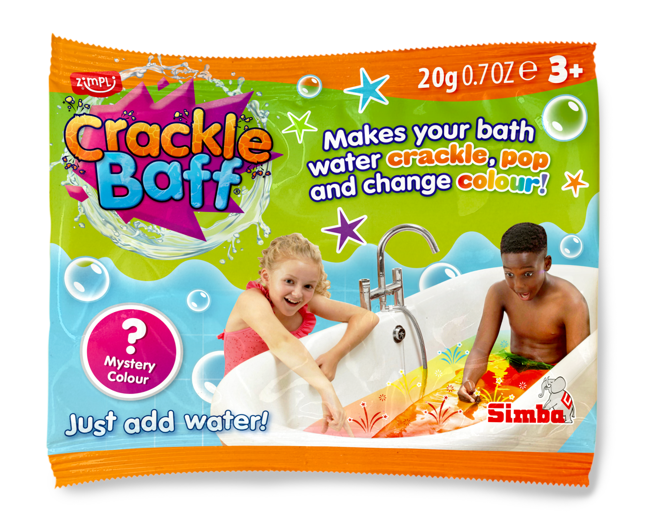 CRACKLE BAFF FOIL BAGS - 20G CLIP STRIP 12 COUNT INNER WITH CLIP STRIP (RRP £1.00)
