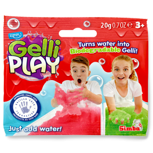 GELLI PLAY FOIL BAGS - 20G CLIP STRIP 12 COUNT INNER WITH CLIP STRIP (RRP £1.00)