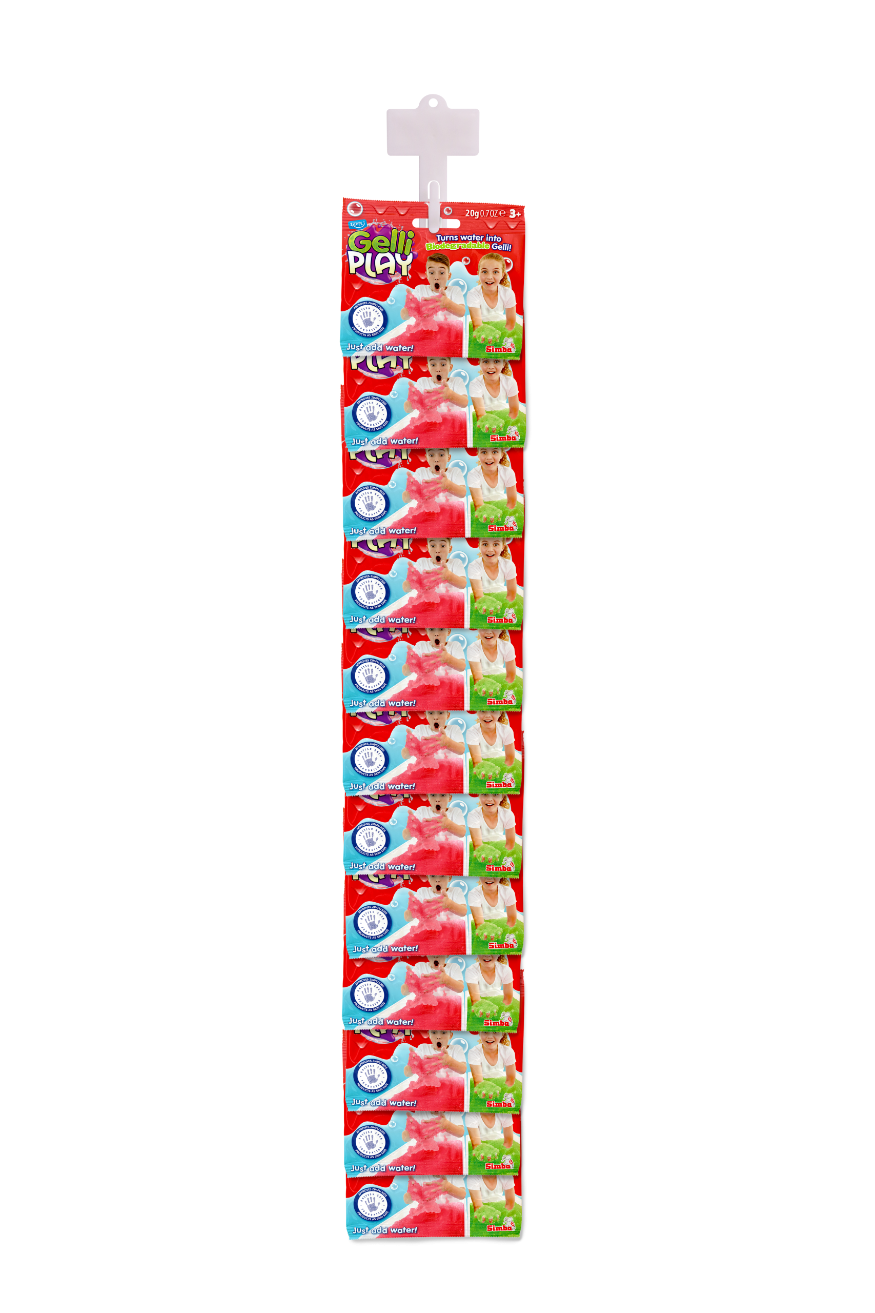 GELLI PLAY FOIL BAGS - 20G CLIP STRIP 12 COUNT INNER WITH CLIP STRIP (RRP £1.00) - Image 2