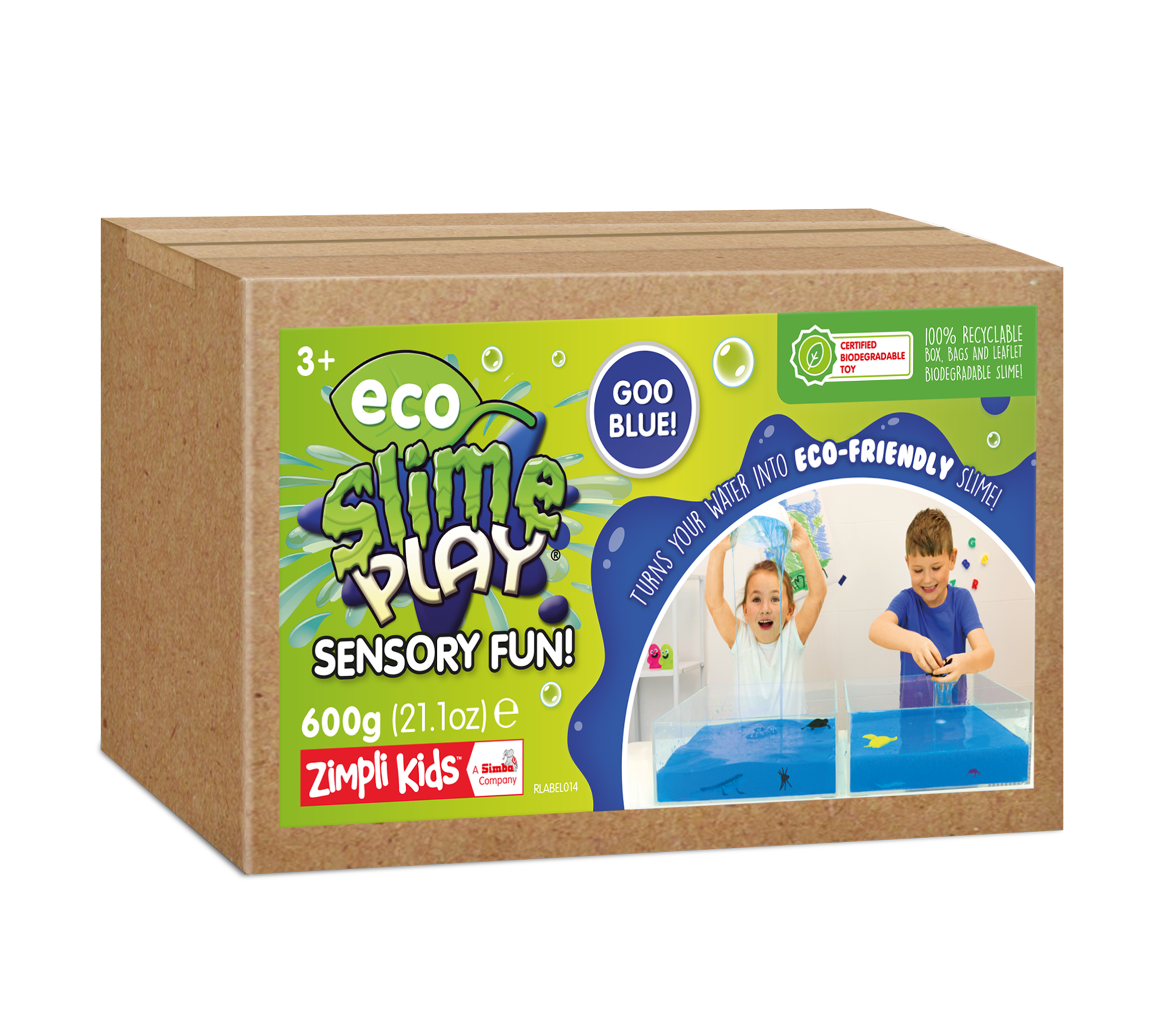 SLIME PLAY - SENSORY FUN - 600G - GOO BLUE 12 COUNT CASE (RRP £19.99)