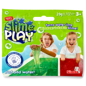 SLIME PLAY FOIL BAGS - 20G CLIP STRIP 12 COUNT INNER WITH CLIP STRIP (RRP £1.00)