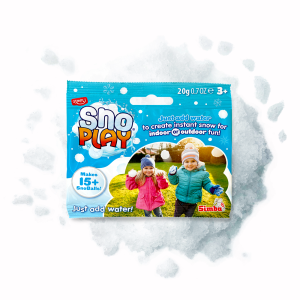 SNO PLAY FOIL BAGS - 20G CLIP STRIP 12 COUNT INNER WITH CLIP STRIP (RRP £1.00)
