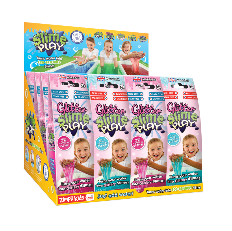 Zimpli Kids: Slime Baff 4 Gluttons Ensemble de violet et de vert